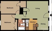 2BR/1BA