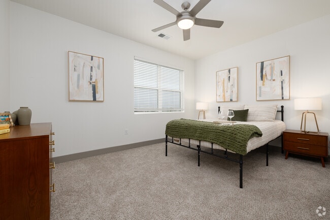 2BR, 2BA - 1,075SF - Secondary Bedroom