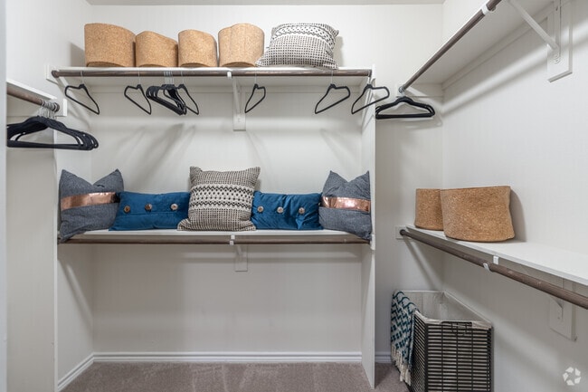 1BR, 1BA - 890SF - Walk in Closet