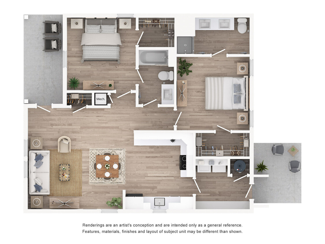 Floor Plan - Cottage B1