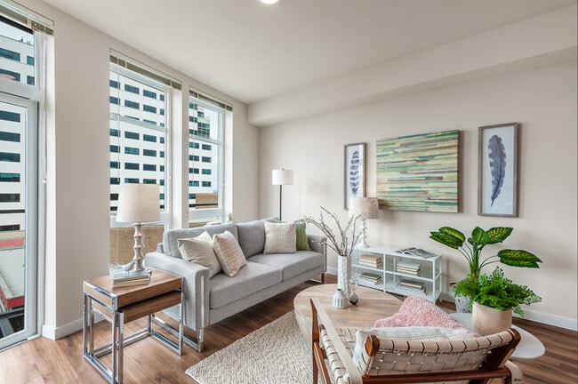 Living Space - Marquee Apartments