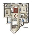 2BR/2BA