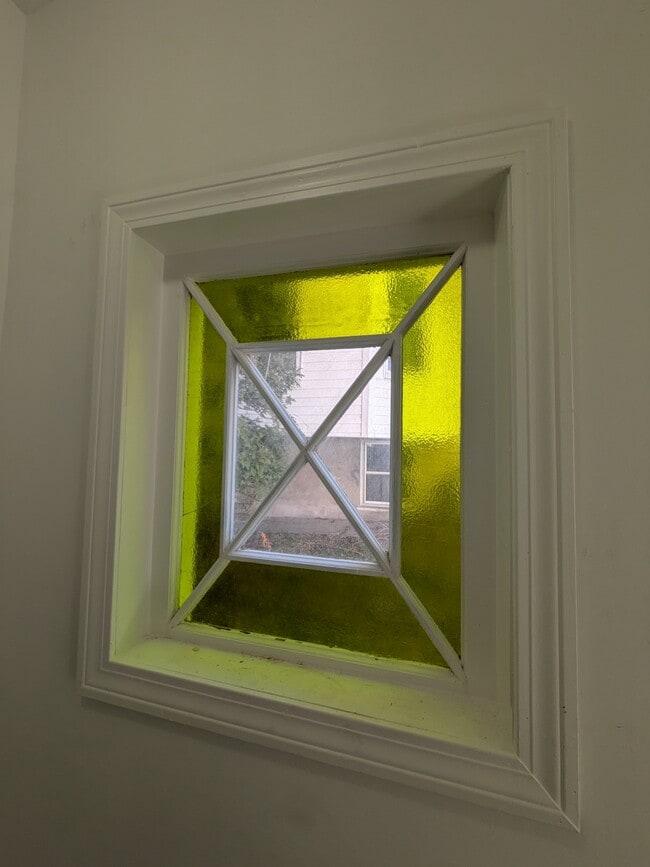 Stain glass in walk way - 27 McKinley Rd Unit 2