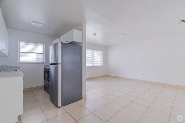 1BR, 1BA Unit 3 Kitchen/ Living Room