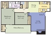2BR/1BA