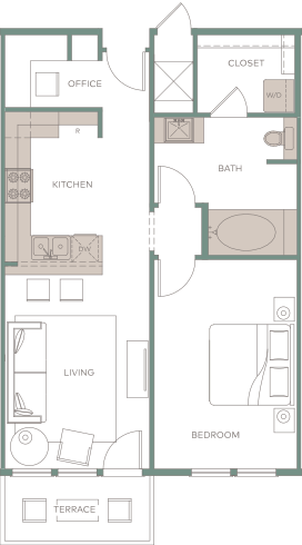 Floor Plan - THE ELM FORK A- A2