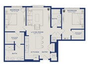 B19 | 2x2 | 1161 sf