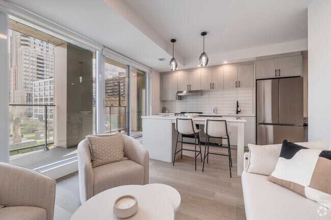 The Vantage - 2BR, 2BA - 796SF - Living Room - The Vantage