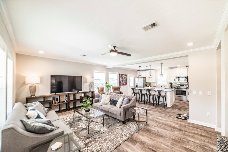 Open Floor Plan Living Room