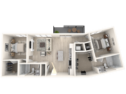 B2.0 | Two Bedroom, Two Bathroom