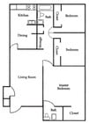 3BR/1.5BA