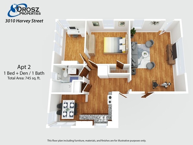 Photo - Large 1 Bedroom Plus Den Unidad 2