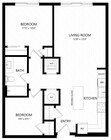 B6-2X2 floor plan Vista Fairfax Corner