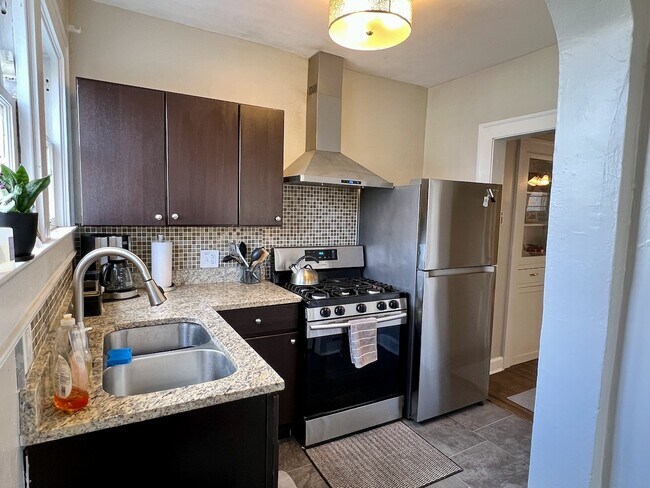 Well-stocked kitchen