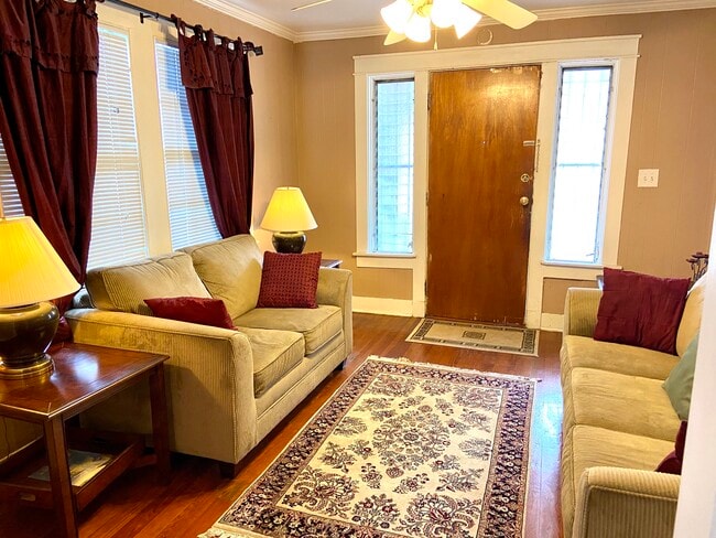 Living room looking out - 1028 Cherokee St Unit Tulane Shotgun Double
