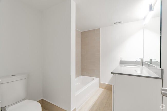 2BR, 2BA - 1,200SF