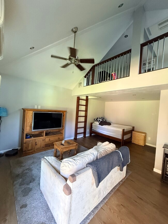 Living space and bedroom - 149 Cherry Ln Unit 149a