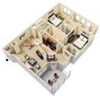 1268 Square Feet