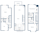 Burgundy / End Kitchen floor plan Avignon