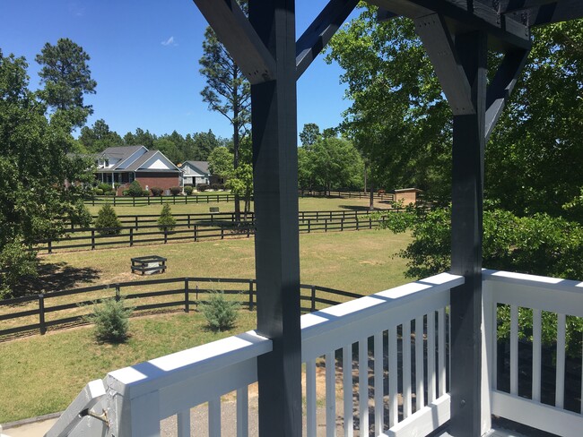 Pasture views from deck - 203 Three Runs Plantation Dr Rental