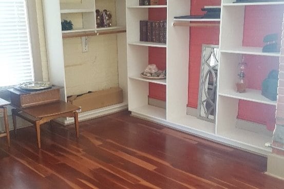 office with built-in bookshelves. - 112 Colorado Ave Unit B