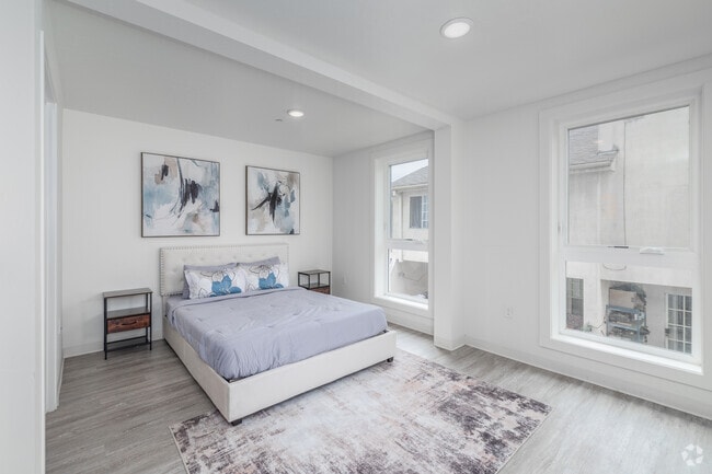 3BR, 2BA - 886SF - Bedroom - Brynhurst Apartments