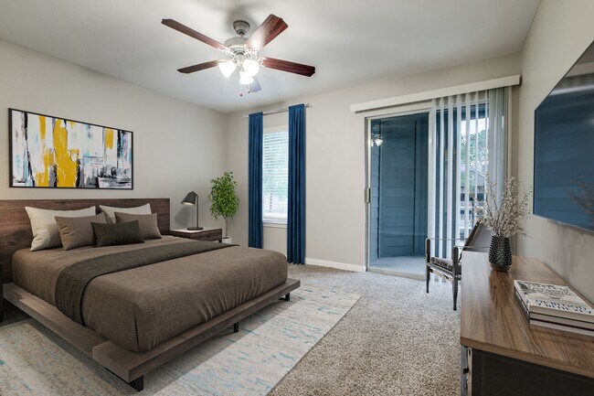Apartment Bedroom - Heritage at Clear Creek Apartments
