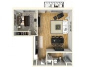 1 Bed / 1 Bath - 778 SF