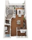 Floor Plan C1 | Domain | Apartments in Madison, WI