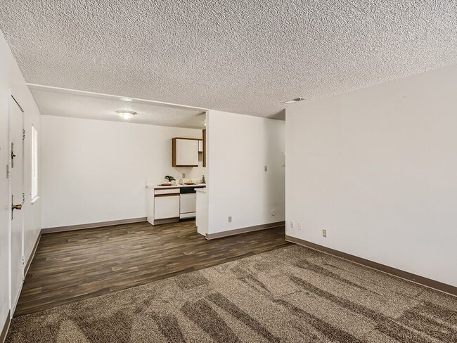 Connected Living and Dining Area