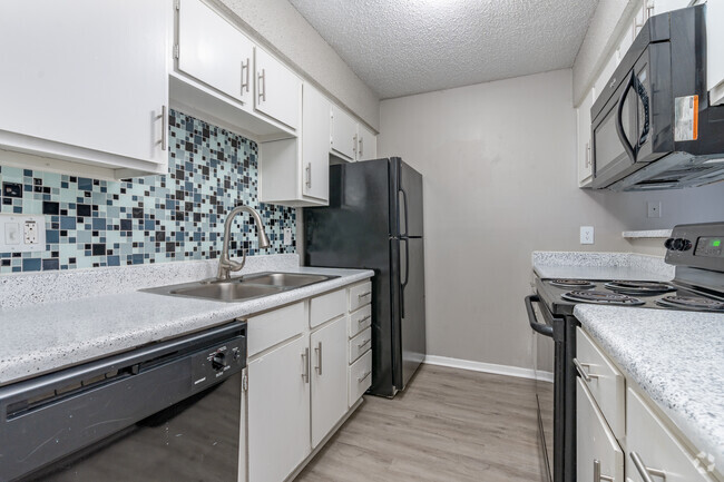 1BR, 1BA - 503SF - Kitchen - Trinity Pines Apartments