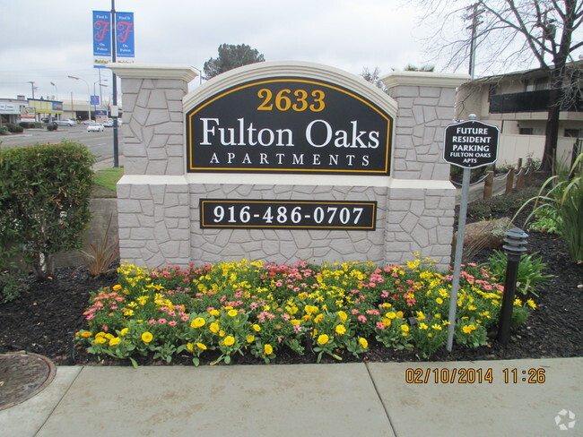 Front Sign - Fulton Oaks Apartments