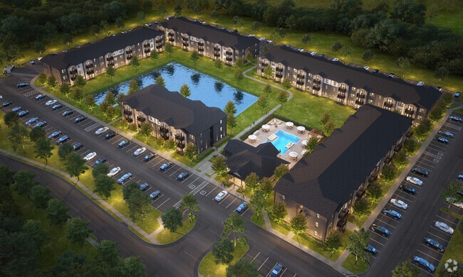 Rendering - Exterior - Hearthstone at Autumn Hollow Rental