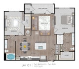 C1 floor plan Eleve