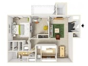 1BR/1BA