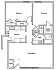 2BR/1BA
