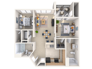 Rain floor plan Bella Mirage