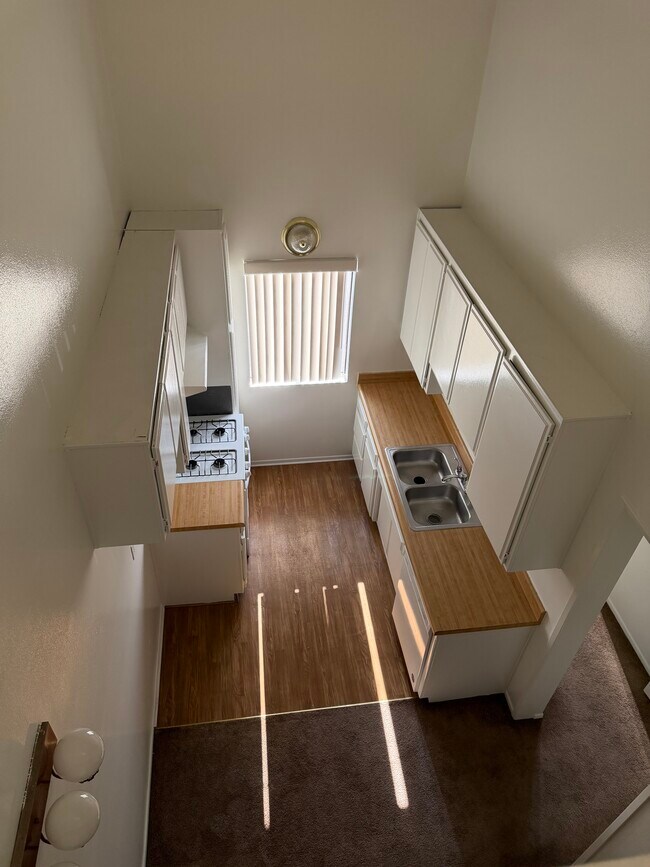 kitchen ( view from loft upstairs)
