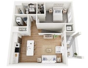 Floor Plan A5 | Echelon at Charlotte | Apartments in Charlotte, NC