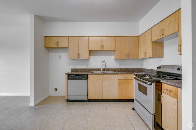 1 habitación, 1 baño - 559 pies cuadrados - Cocina