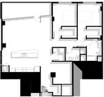 2 bed terrace