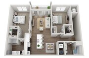 Floor Plan 2D | Seasons at Franklin | Apartments in Franklin, WI