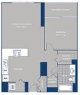 1 bd 1 bath / 07 09 floor plan One Superior Place