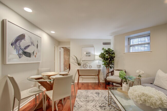 Living Room - 1718 Corcoran St NW Unit 4
