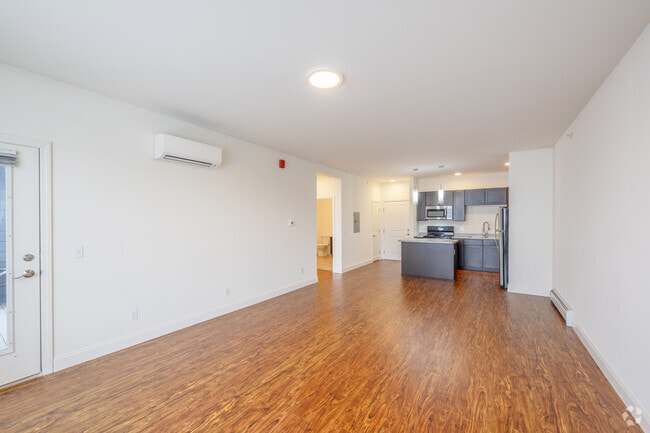 1BR, 1BA - 850SF - Living Room - Mansfield Apartments