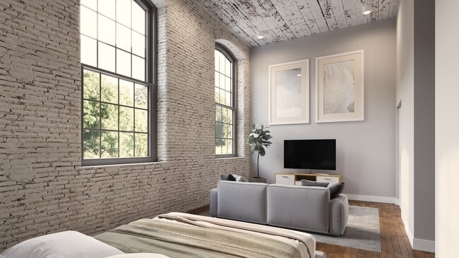 Plano de planta del estudio - Collins Lofts