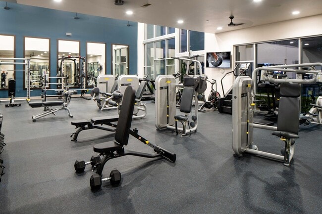 Strength training machines and free weights