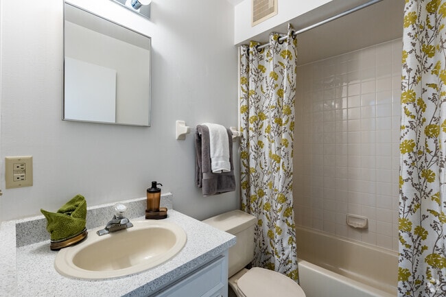 2 BR, 2 BA - 1,035SF - Second Bathroom