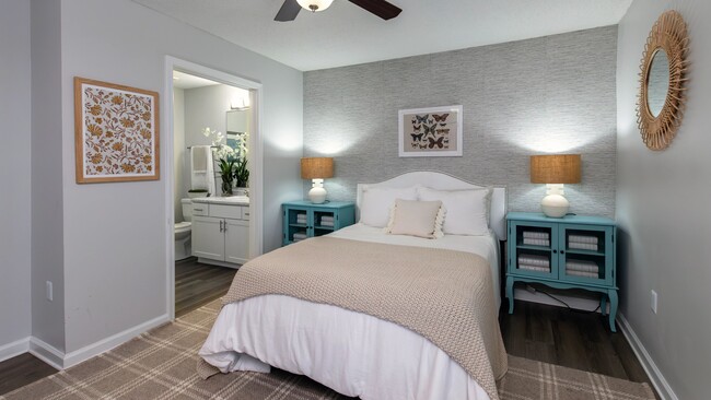 Step into the serenity in our primary bedroom with private access to an en suite bathroom.