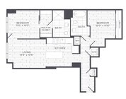Sonnet - Urban Two Bedroom - 2 Beds - 2 Baths - 856 Sq. ft.